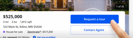 What Happens When You Click “Request a Tour on Zillow?
